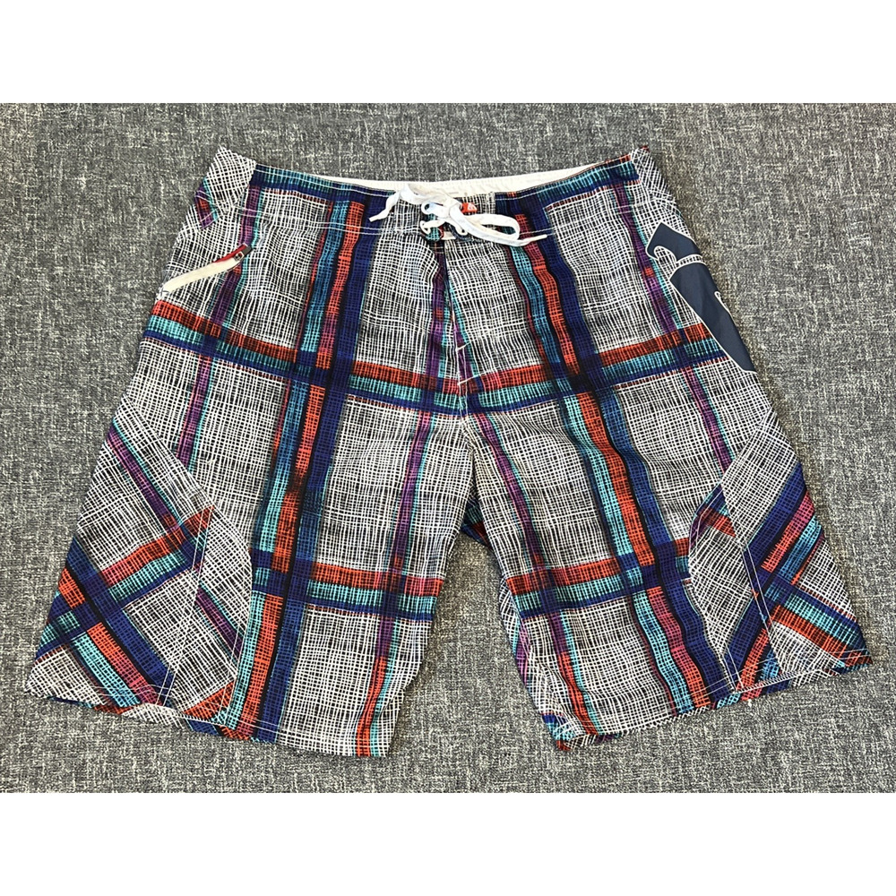 MATIX Swim Trunks Shorts Men's Size 34 Multicolor Surfing Ocean Multicolor